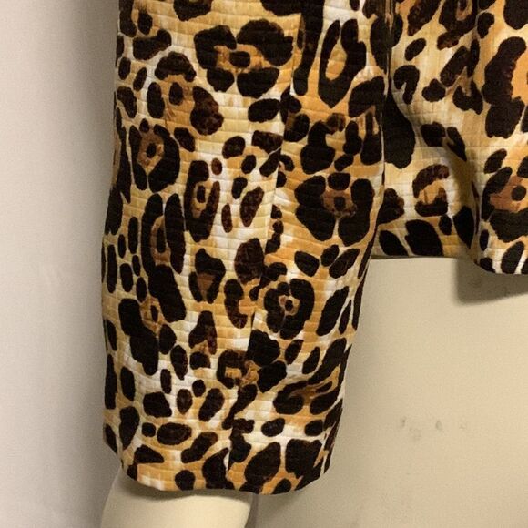 Vintage Isabella quilted animal print blazer jacket. Size 8 - Picture 12 of 16